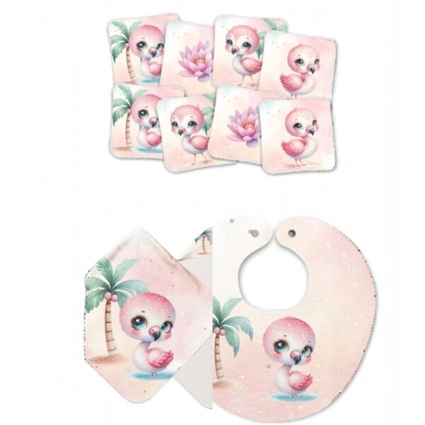 Coffret de naissance "Flamand rose"