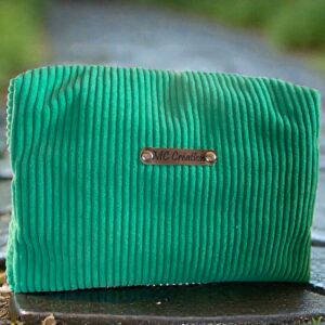 Trousse de toilette box vert prairie taille M